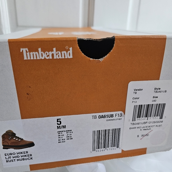 Timberland Euro Hiker Boots. NEW in box - Picture 11 of 13